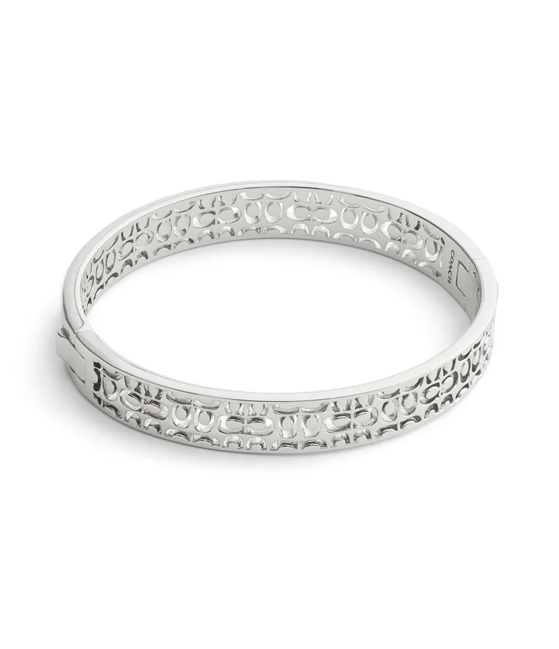 كوتش Signature Quilted Cut Out Bangle Bracelet